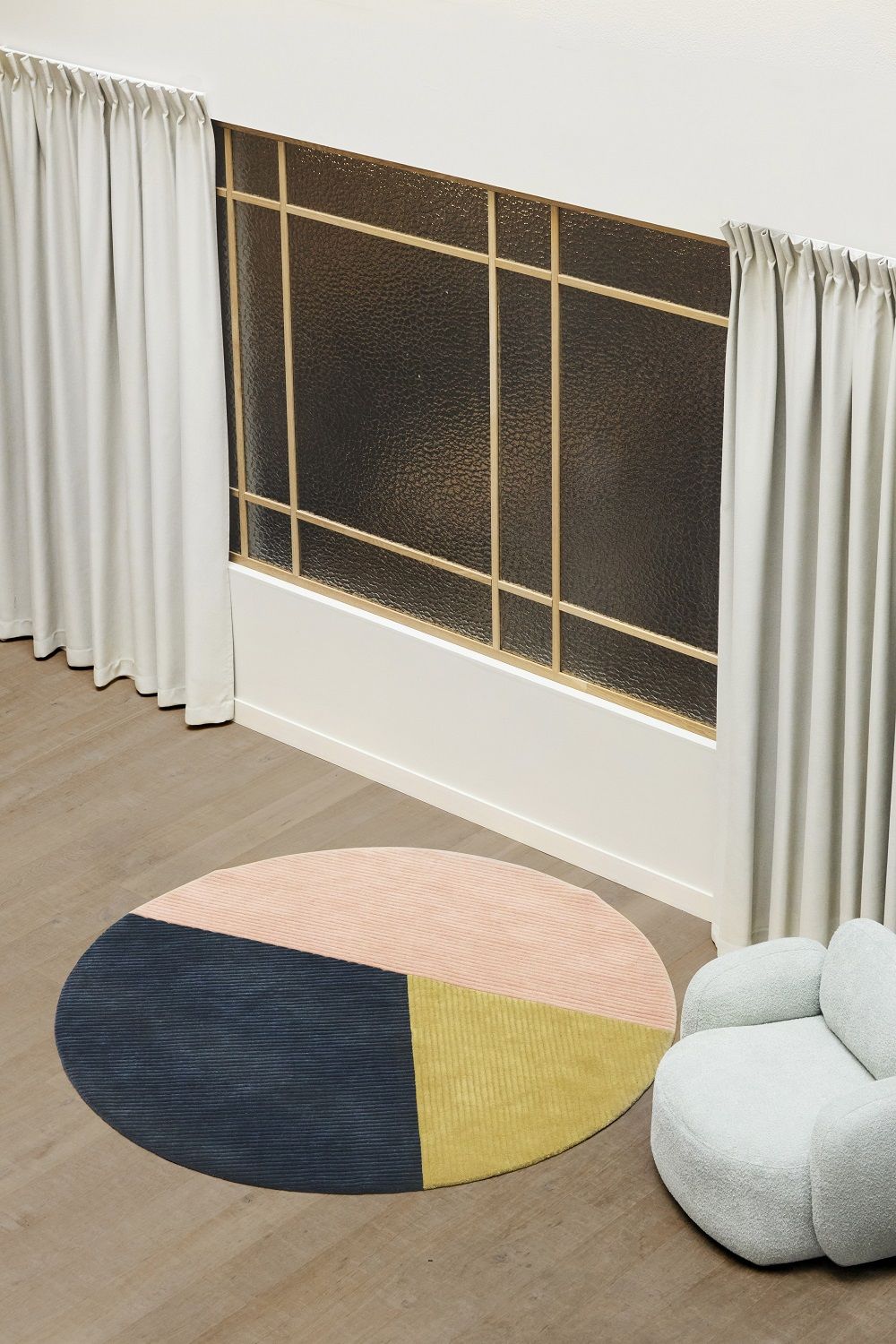 Row Rug Circular trio Teppich Northern