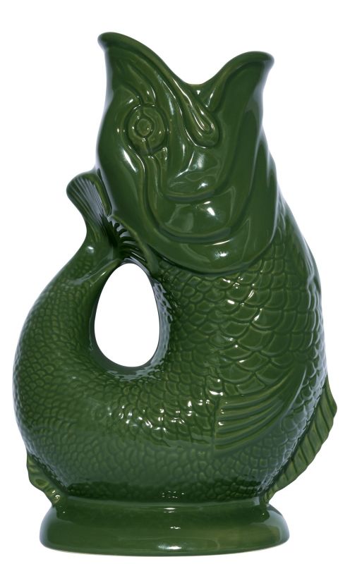 Gluckigluck Karaffe / Vase-dunkelgrün XL