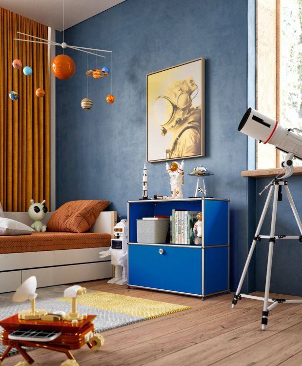 USM Haller Inos Box tief mit Tablett