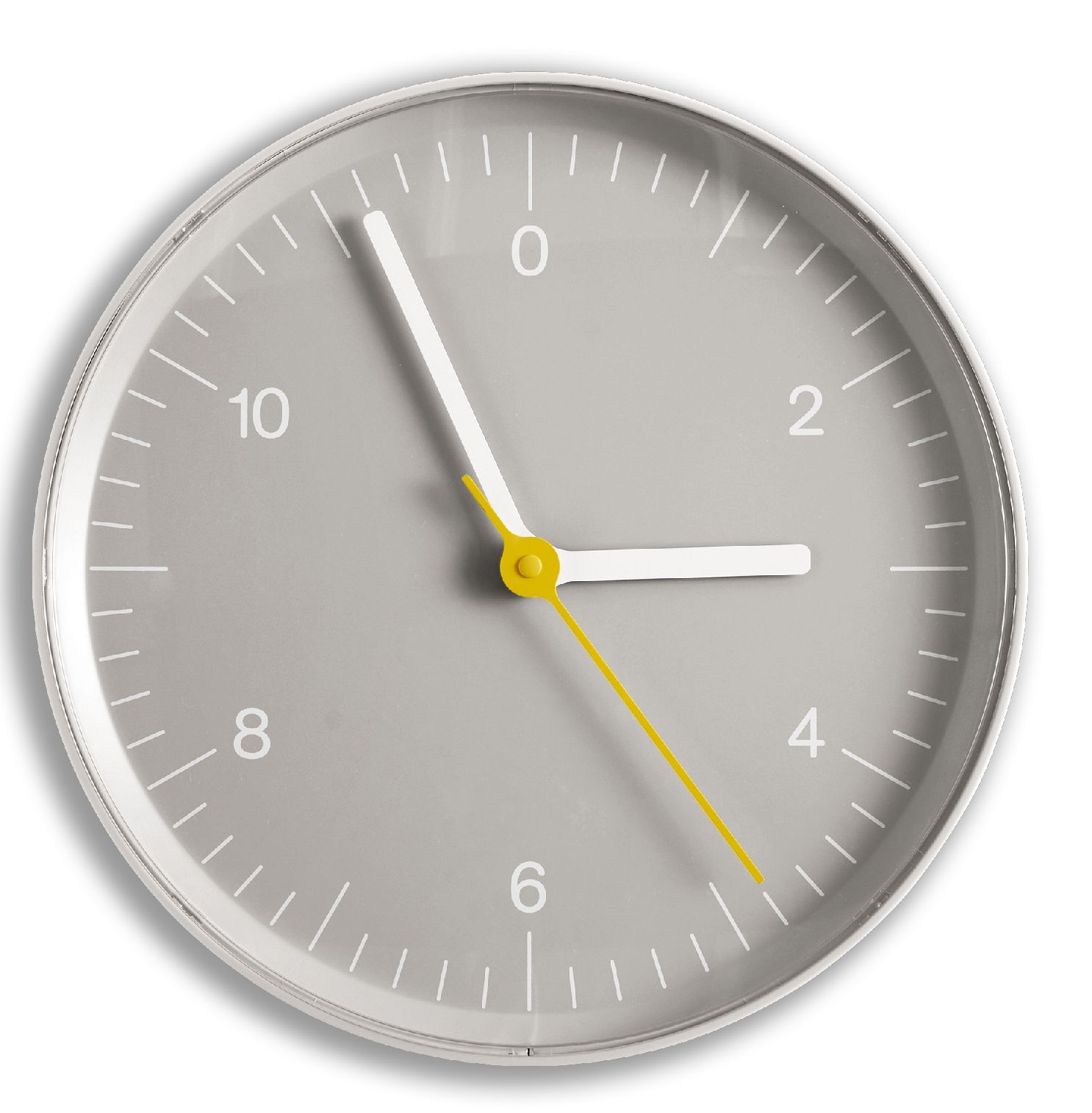 Wall Clock Wanduhr Hay Grau