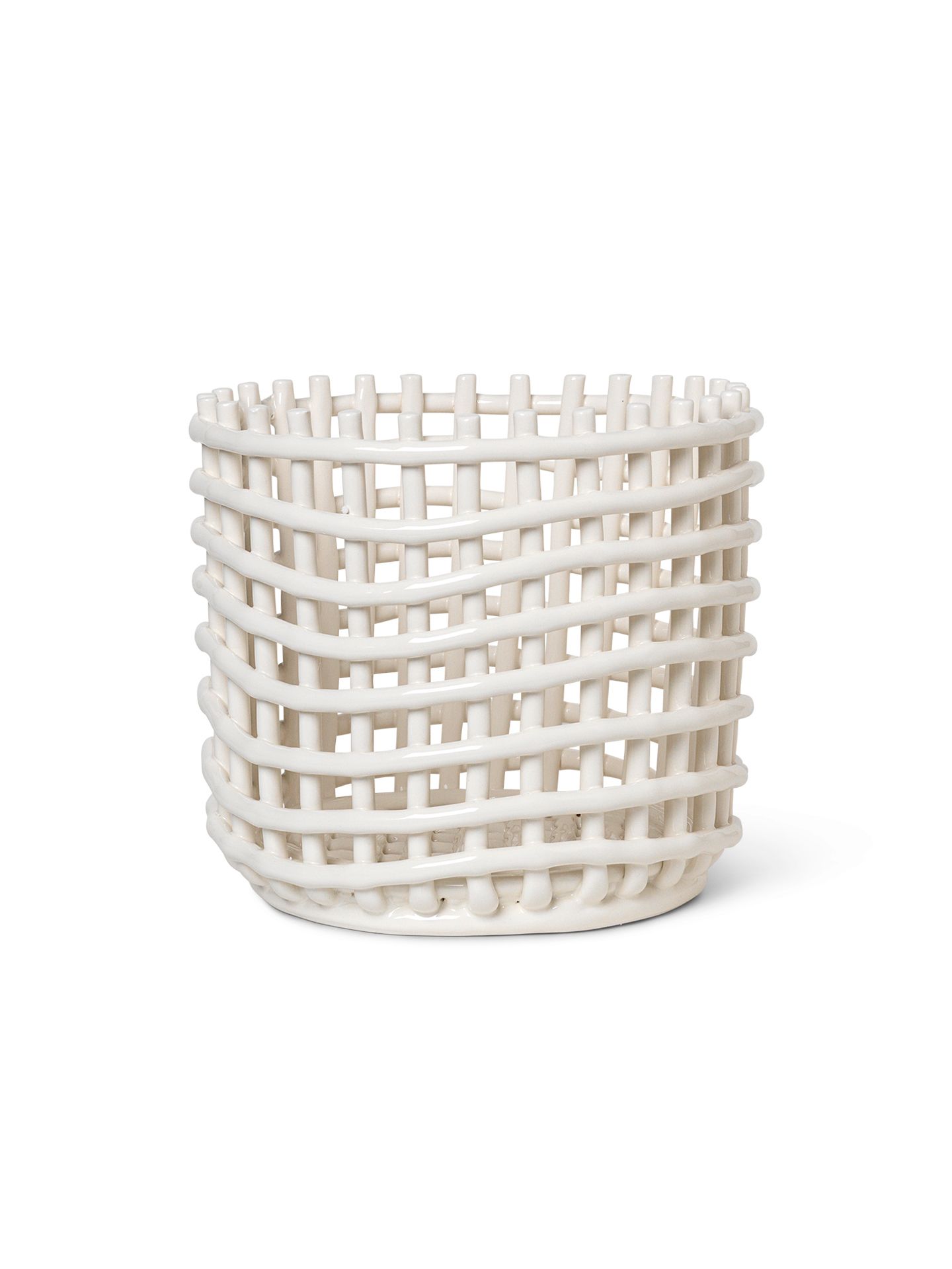 Ceramic Basket Keramik Korb groß Ferm Living