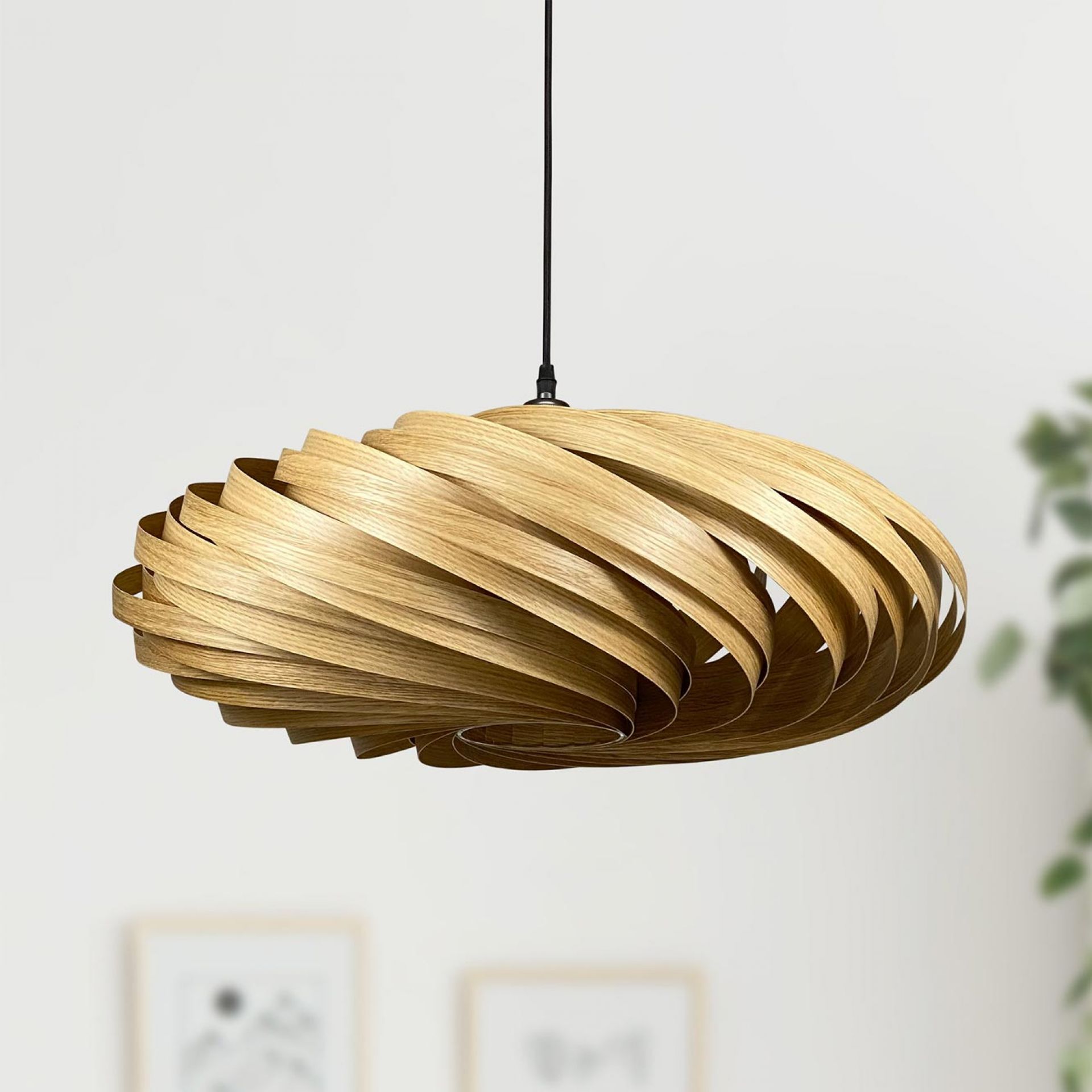 Veneria Hängeleuchte Ø60 cm Eiche Gofurnit