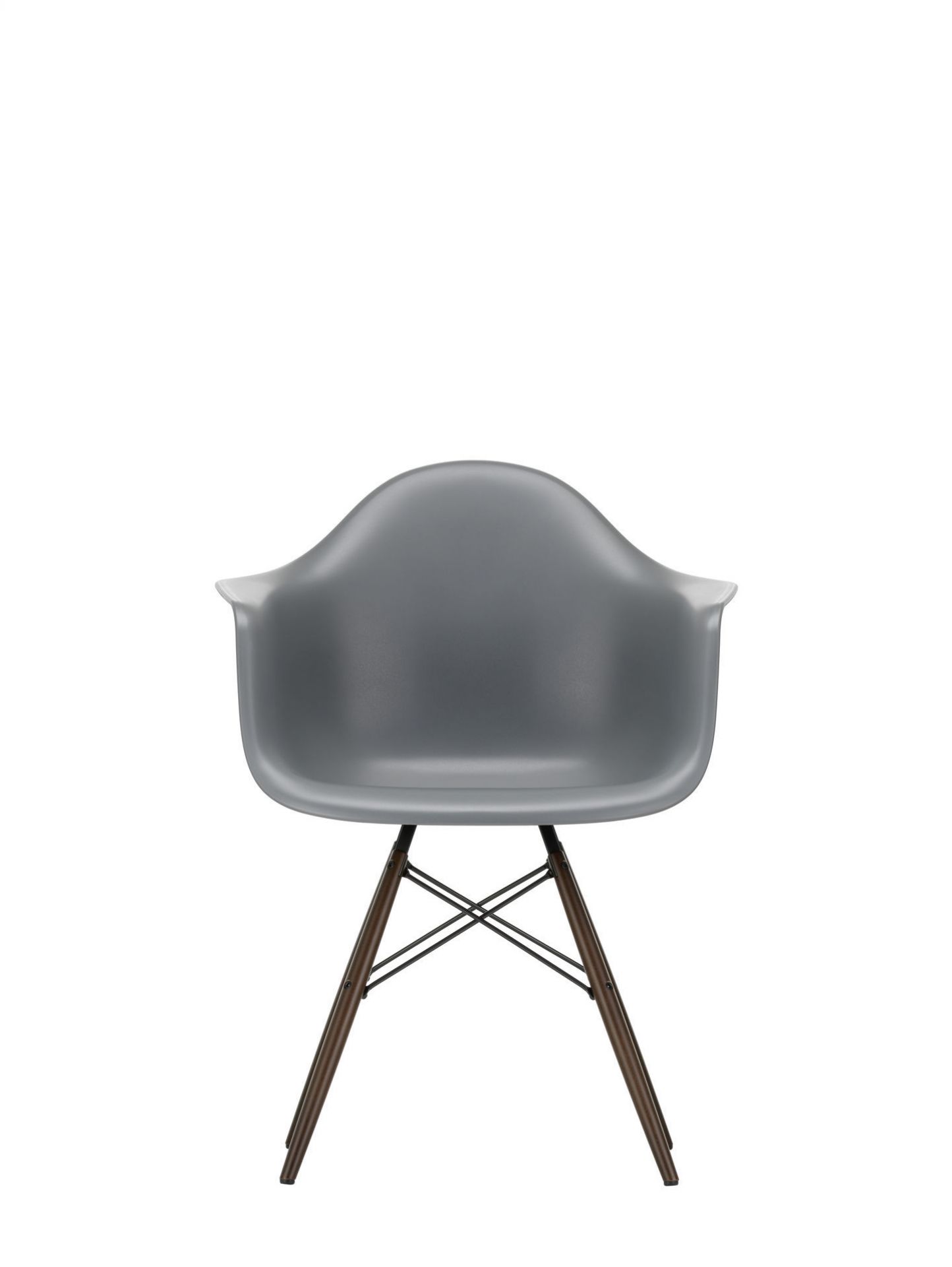 Eames Plastic Arm Chair DAW Stuhl Vitra Ahorn gelblich - Zartrosa