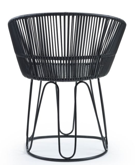 Circo Dining Chair Stuhl Outdoor ames Schwarz matt / Schwarz