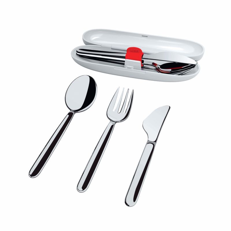 Food à porter Reisebesteck aus Edelstahl Alessi