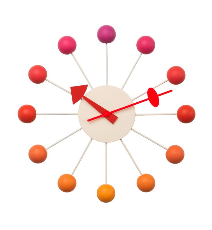 Ball Clock Wanduhr Sunset Vitra LIMITED EDITION 