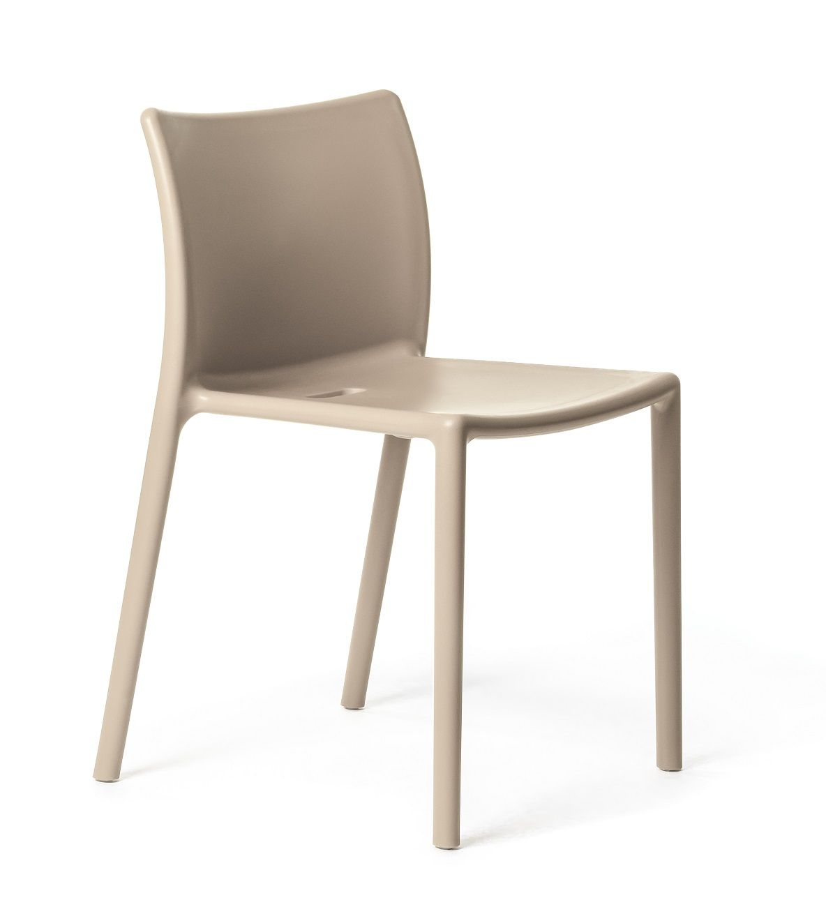 Air Chair Indoor/Outdoor Stuhl Magis  Beiger Air Chair Stuhl von Magis für drinnen und draußen, moderner Kunststoffstuhl.