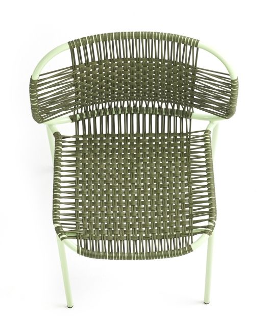 Cielo Stacking Chair Stapelbarer Stuhl Outdoor ames Olive grün - Pastell grün