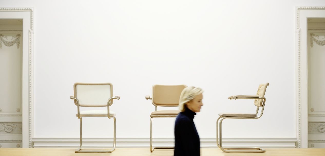 JS. Thonet by Jil Sander S 64 P / S64P Freischwinger Thonet