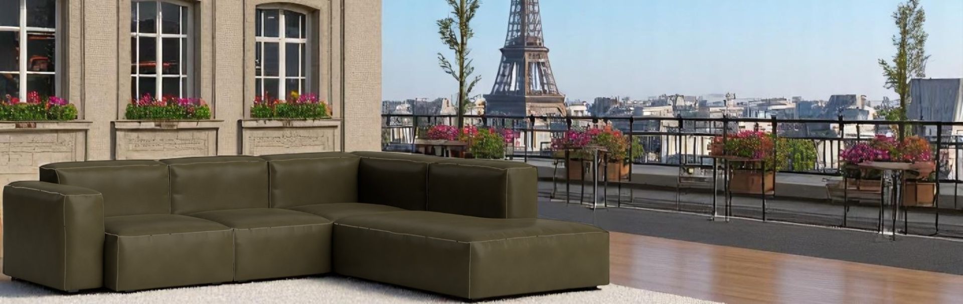 Mags Soft Sofa Corner Combination 2 low Armrest rechts Hay