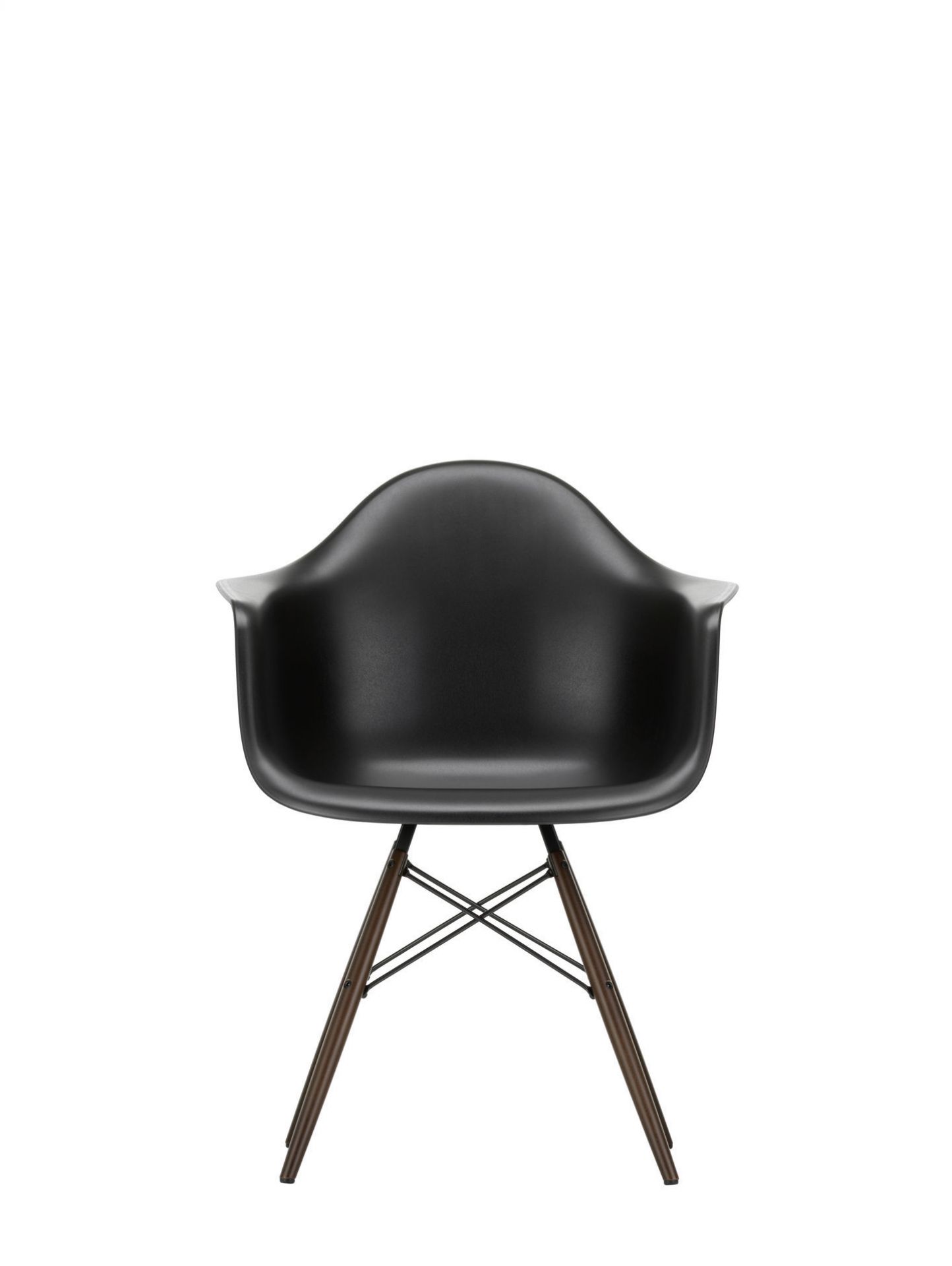 Eames Plastic Arm Chair DAW Stuhl Ahorn Gelblich / Cotton white Vitra EINZELSTÜCK