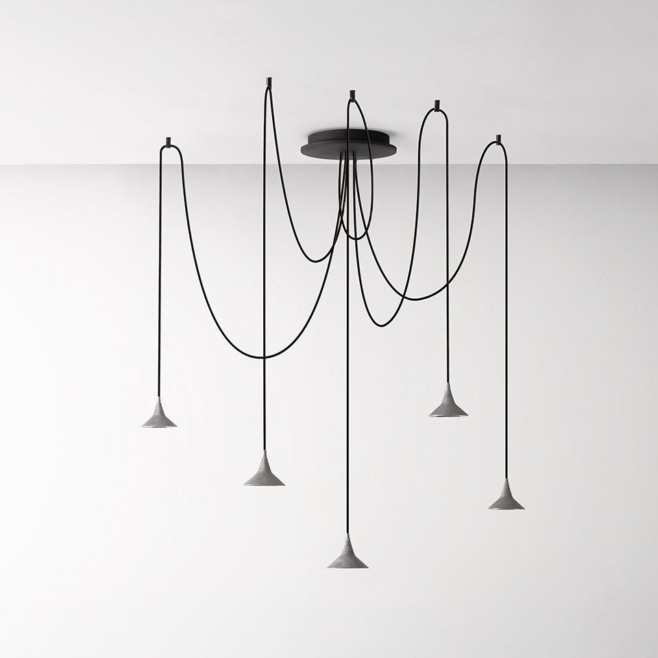 Unterlinden Chandelier Free Kronleuchter Aluminium 2700K Artemide