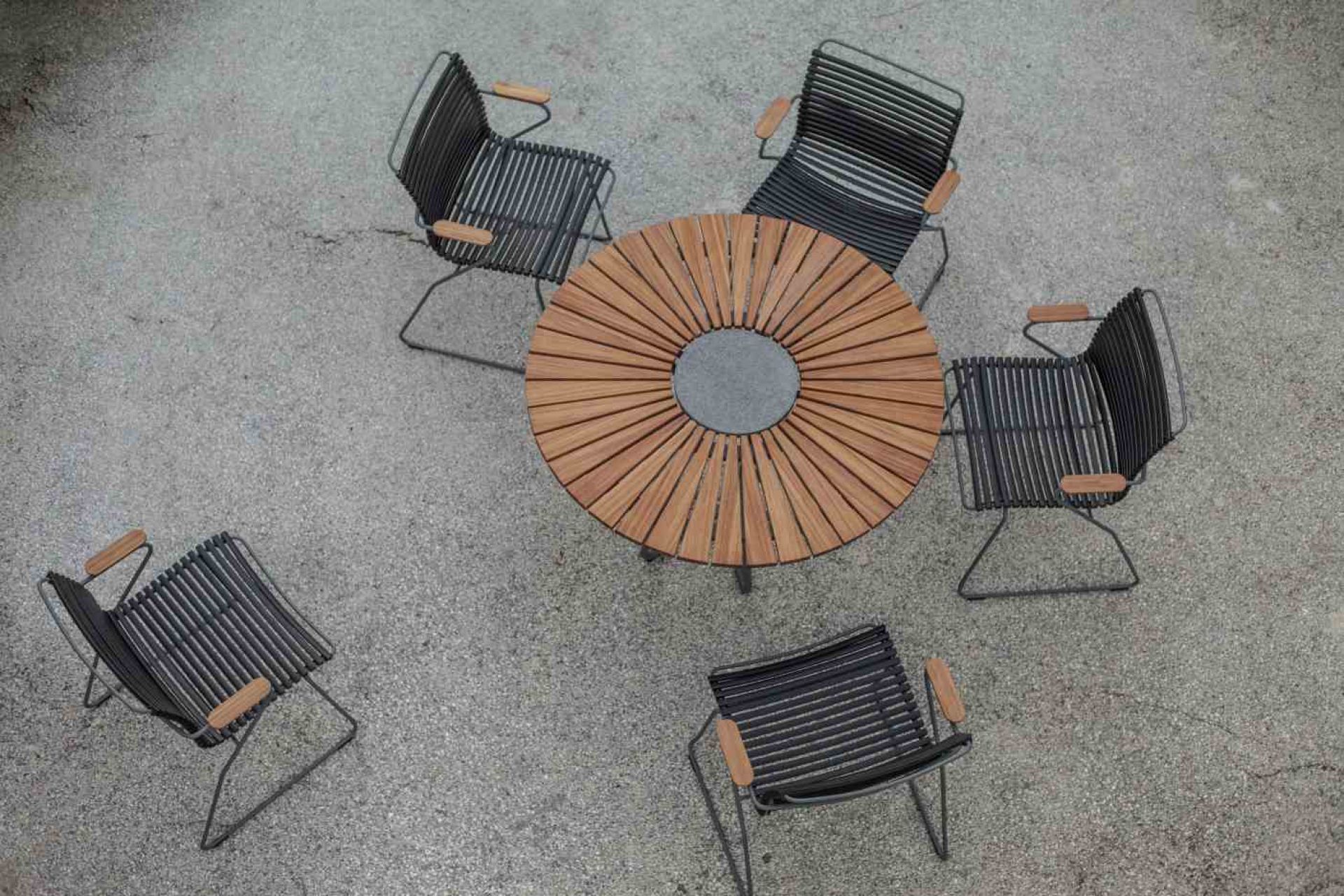 Click Dining Stuhl mit Armlehne Outdoor Houe