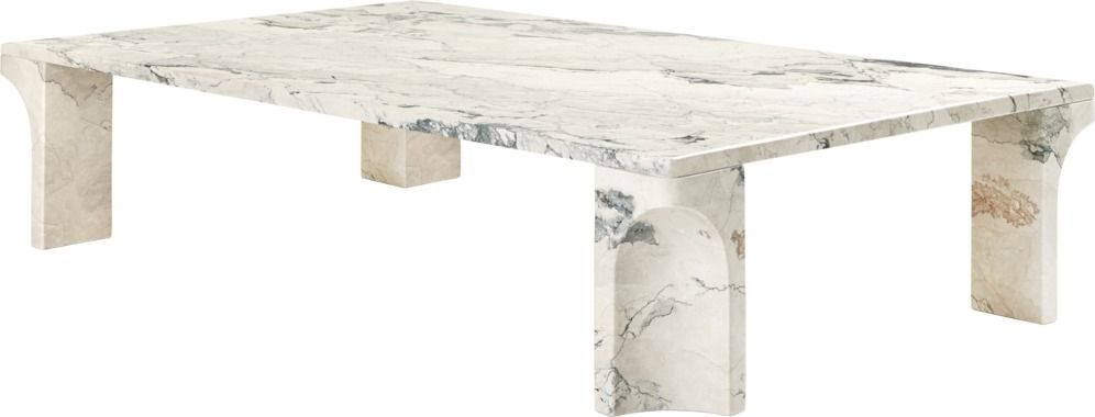 Doric Couchtisch Rechteckig Electric Grey Gubi