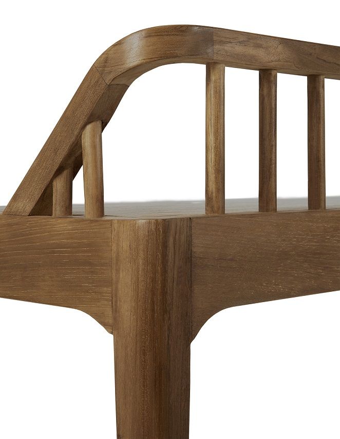 Spindle Bank Ethnicraft Teak
