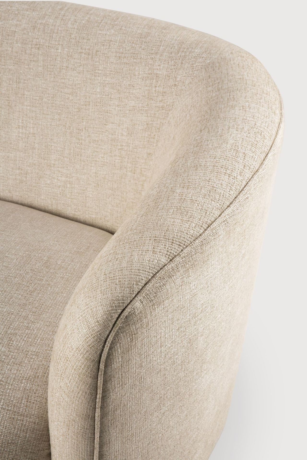 Ellipse Sofa 3 Sitzer Ethnicraft Haferflocken