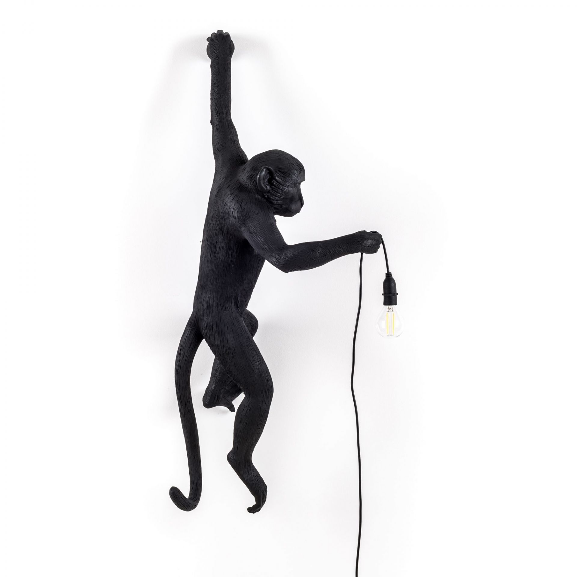 Monkey Lamp Black Wandleuchte Outdoor Seletti EINZELSTÜCK