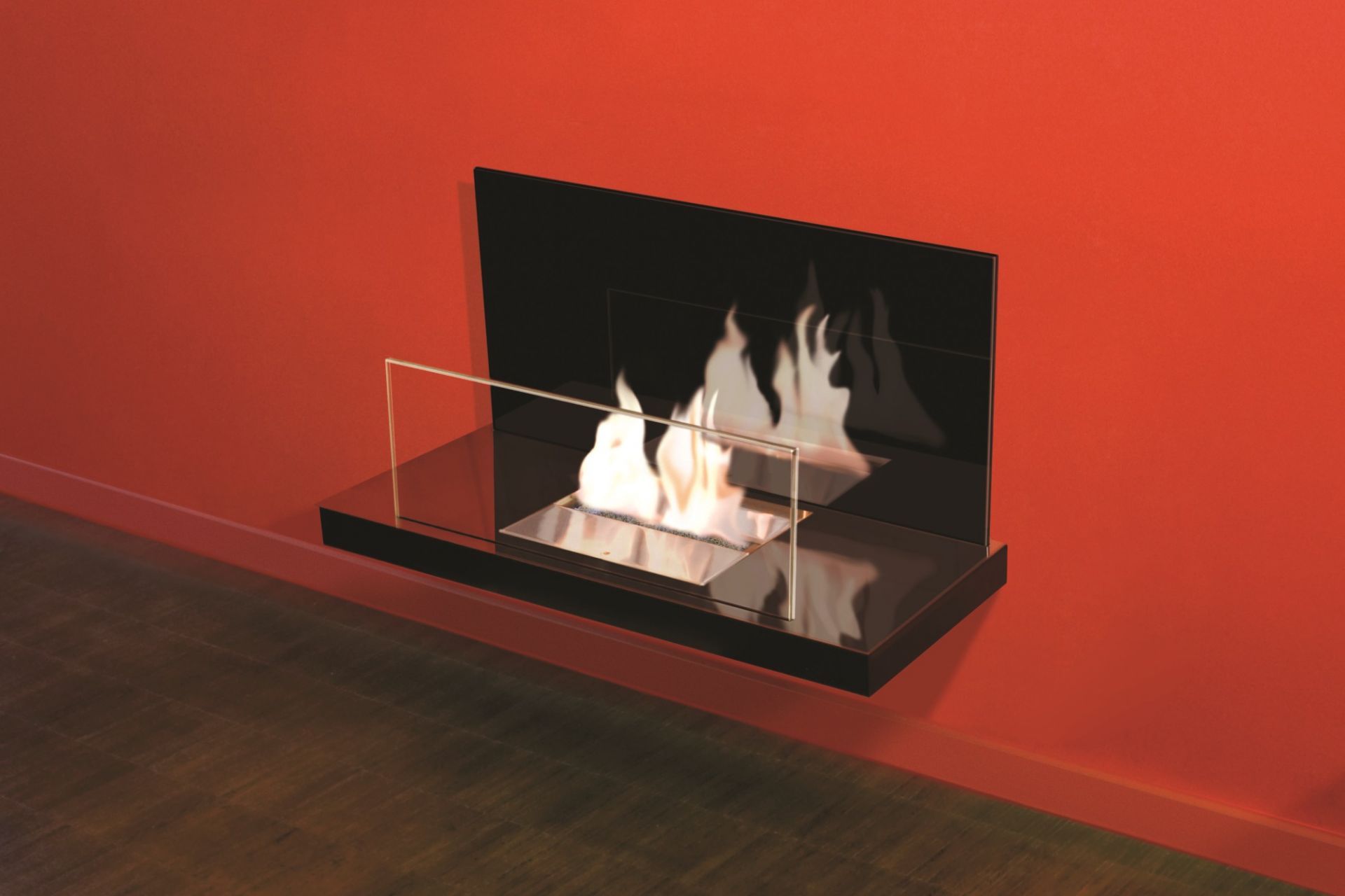 Wall Flame 2 Ethanol Kamin Radius