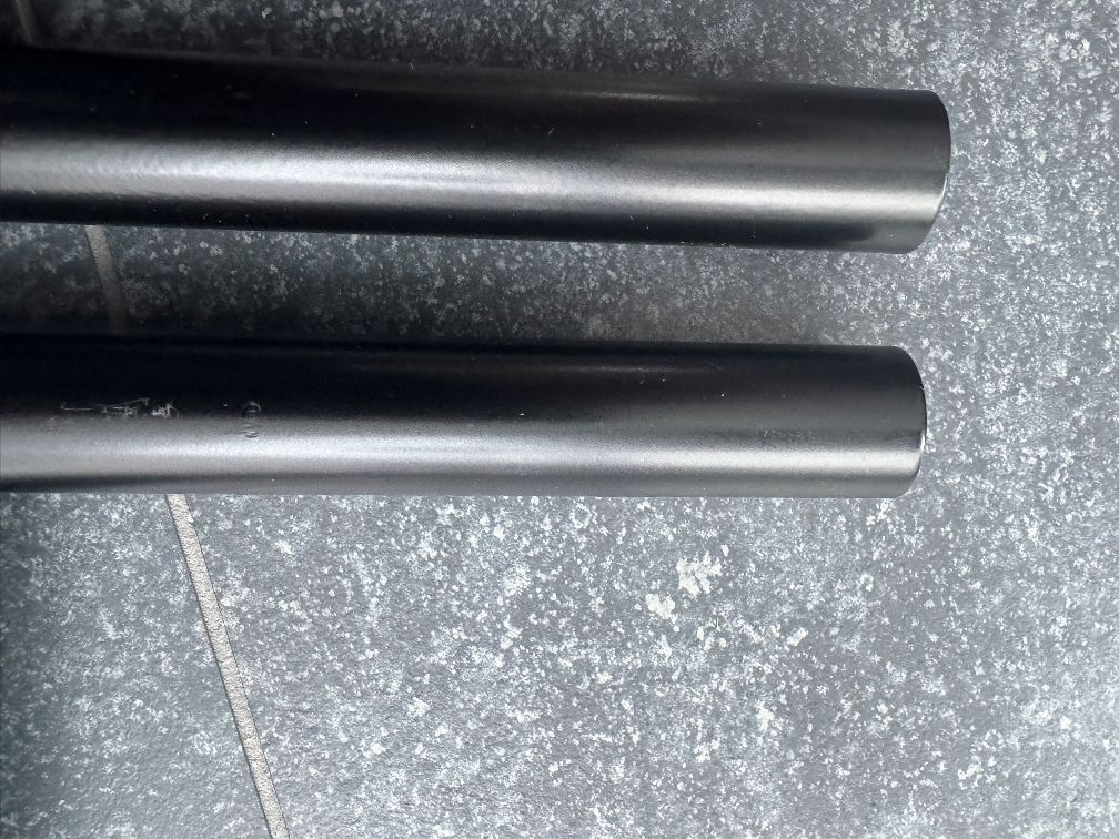 Eiermann 3 Tischgestell farbig SCHWARZ 58x29 cm Richard Lampert MÄNGELEXEMPLAR 