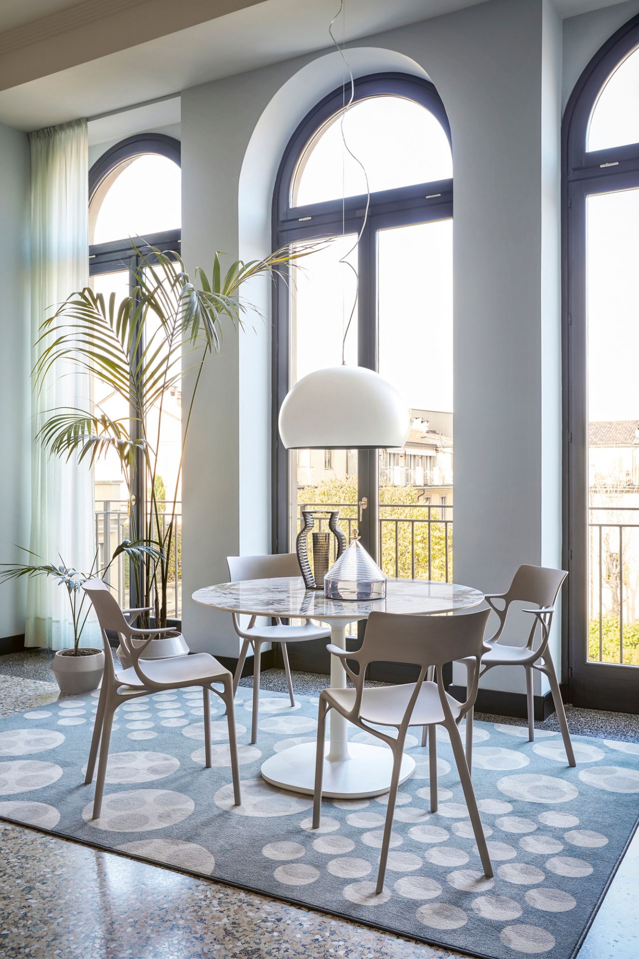 A.I. Stuhl Kartell Weiß