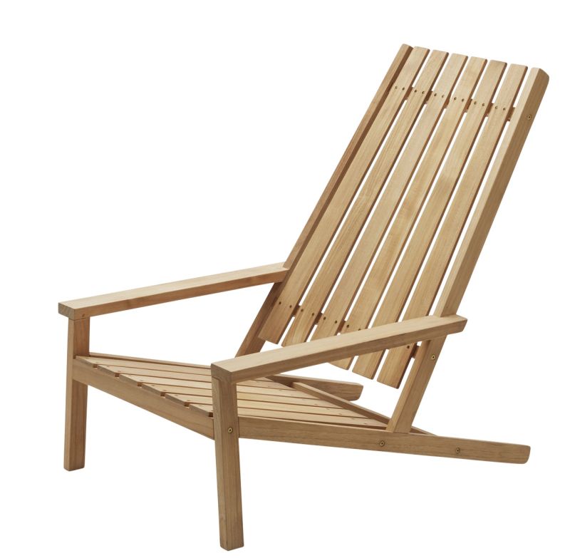 Between Lines Deck Chair Liegestuhl Outdoor Skagerak by Fritz Hansen