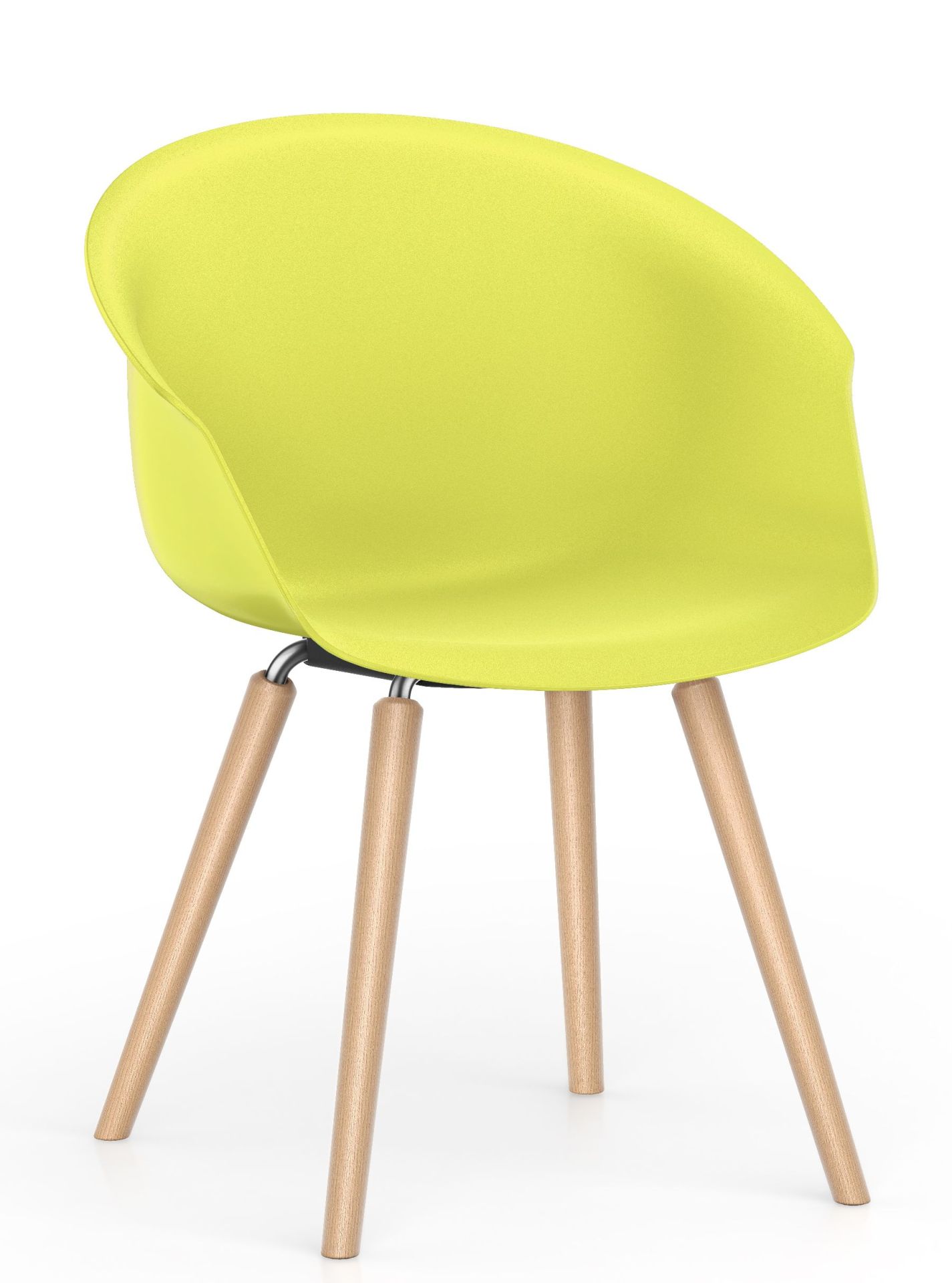 Shuffleis Clubsessel Vierfuß Holz Interstuhl