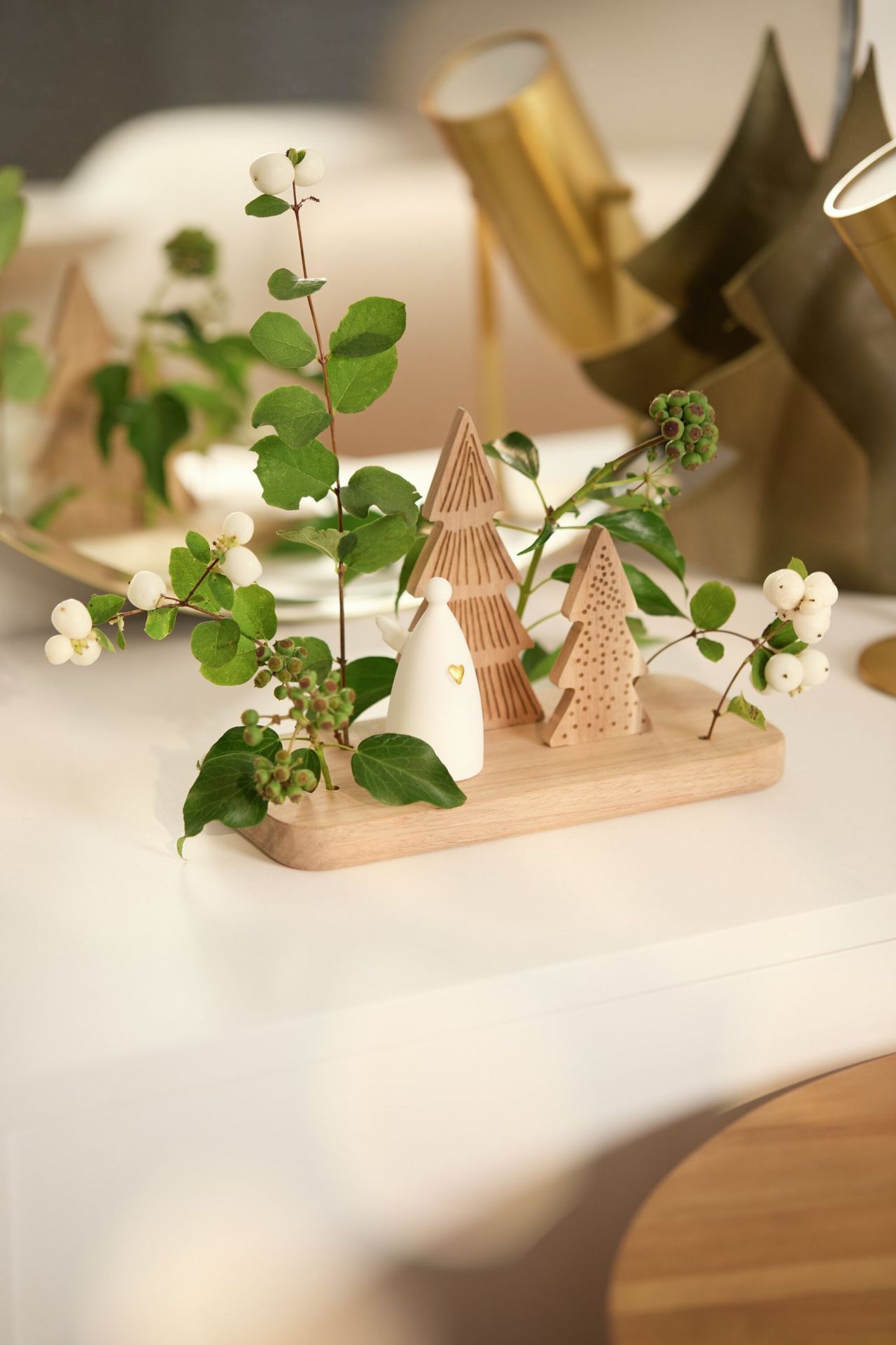 Weihnachtslandschaft Engel Räder