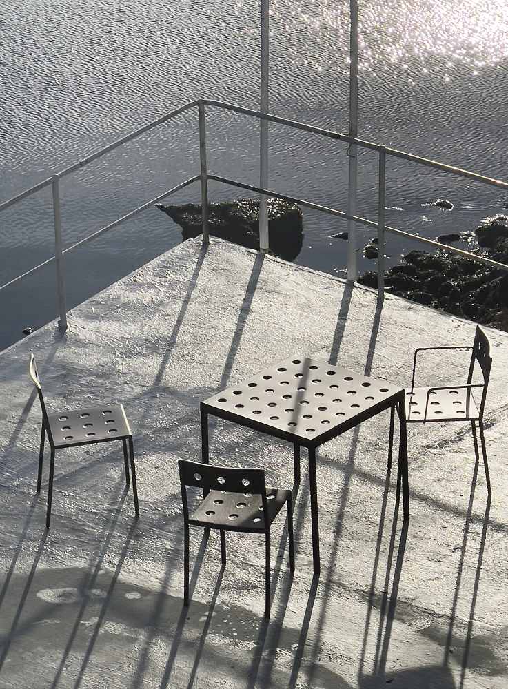Balcony Outdoor Armchair Armlehnenstuhl Chalk beige Hay EINZELSTÜCK