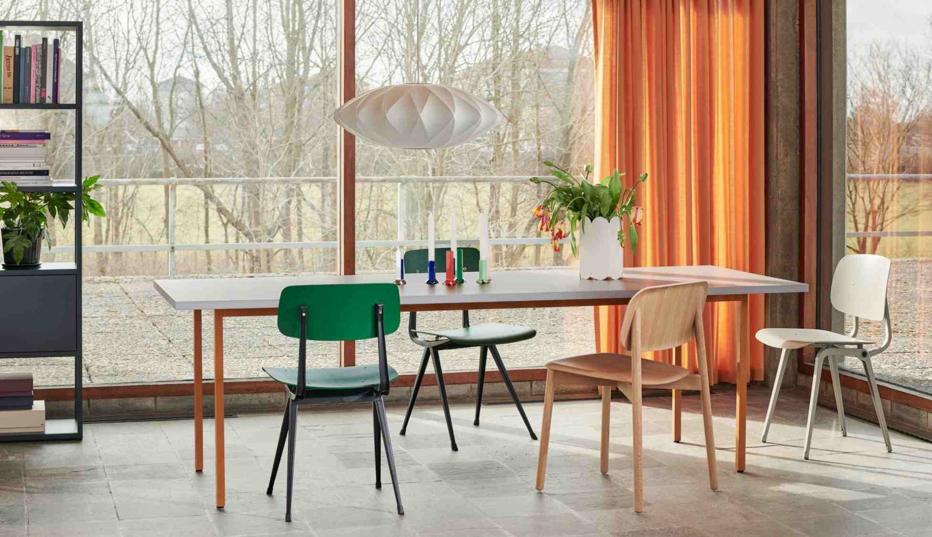 Two Colour Table Tisch Länge 240 cm Hay Mintgrün - Ocker