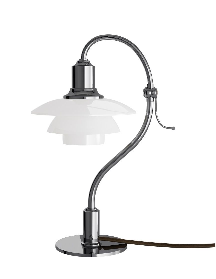 PH 2/2 Question Mark Tischleuchte Chrome Louis Poulsen LIMITED EDITION EINZELSTÜCKE