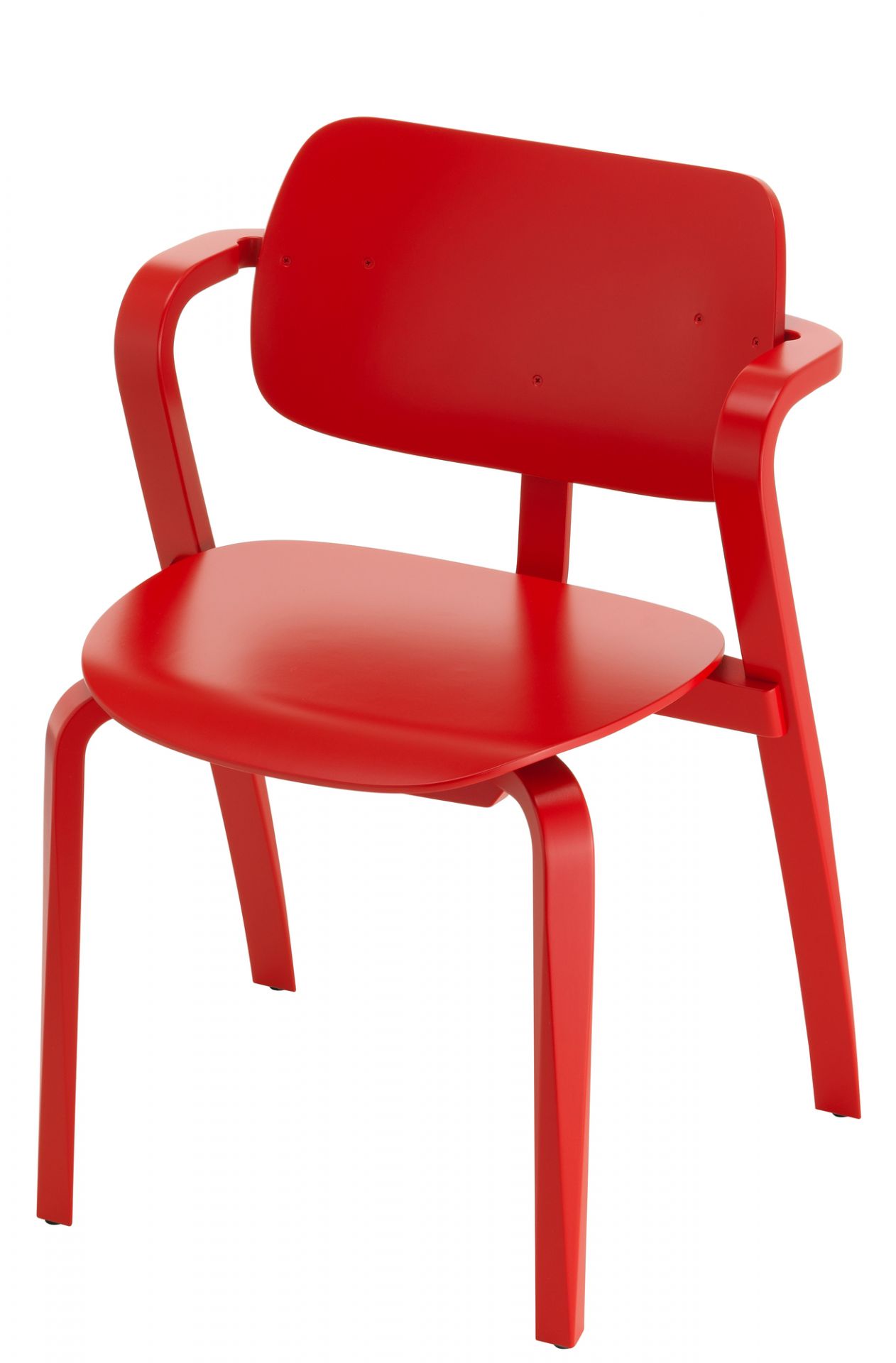 Aslak Chair Stuhl Artek Rot lackiert Aslak Chair Stuhl Artek Rot lackiert