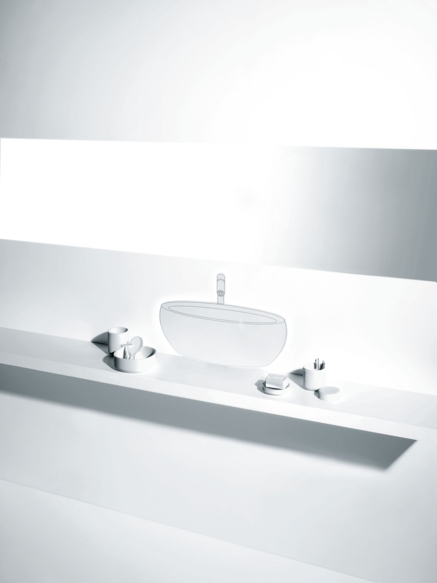 Birillo Seifenschale PL04 W Alessi
