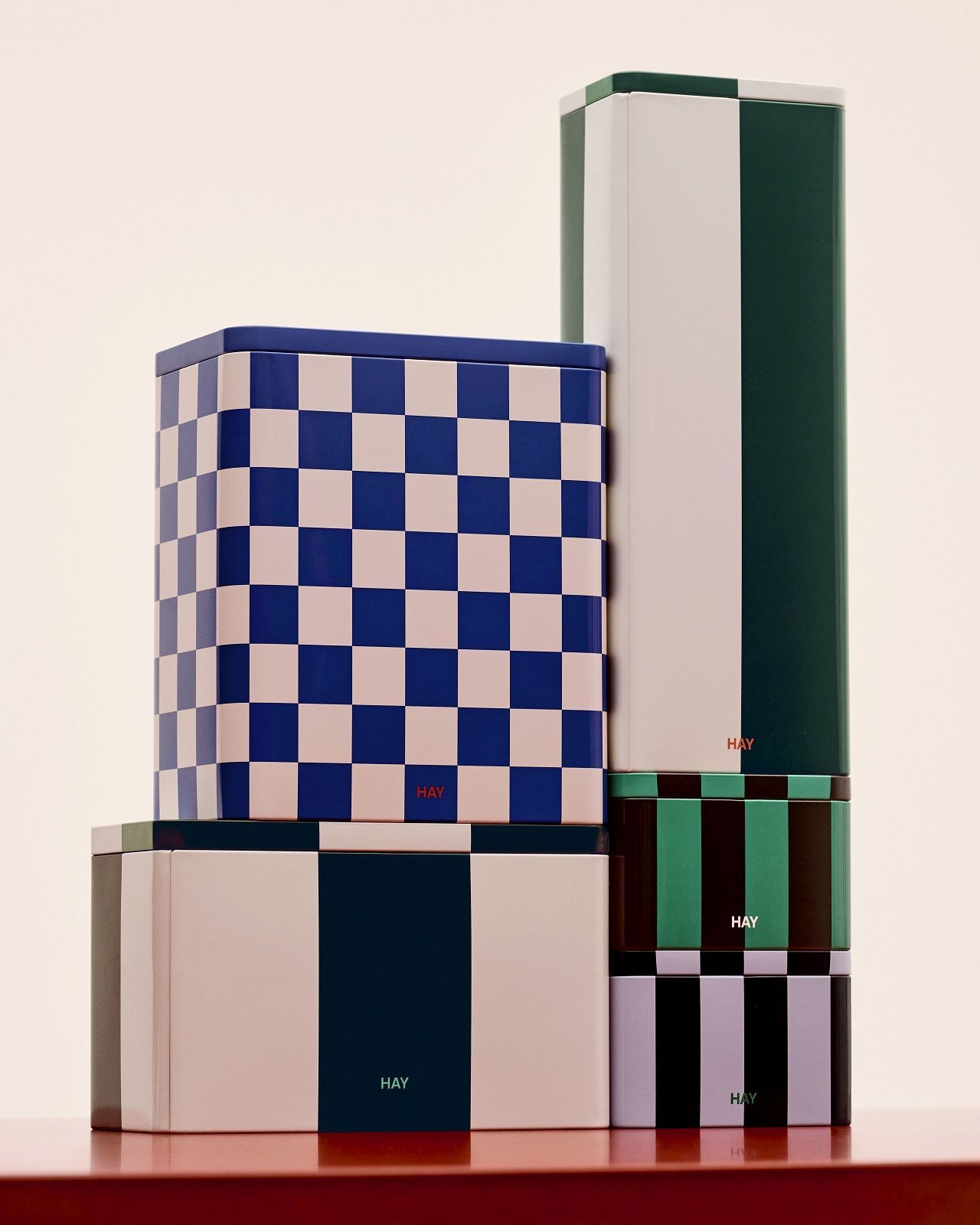 Tin Container Aufbewahrungsbox Blau Hay