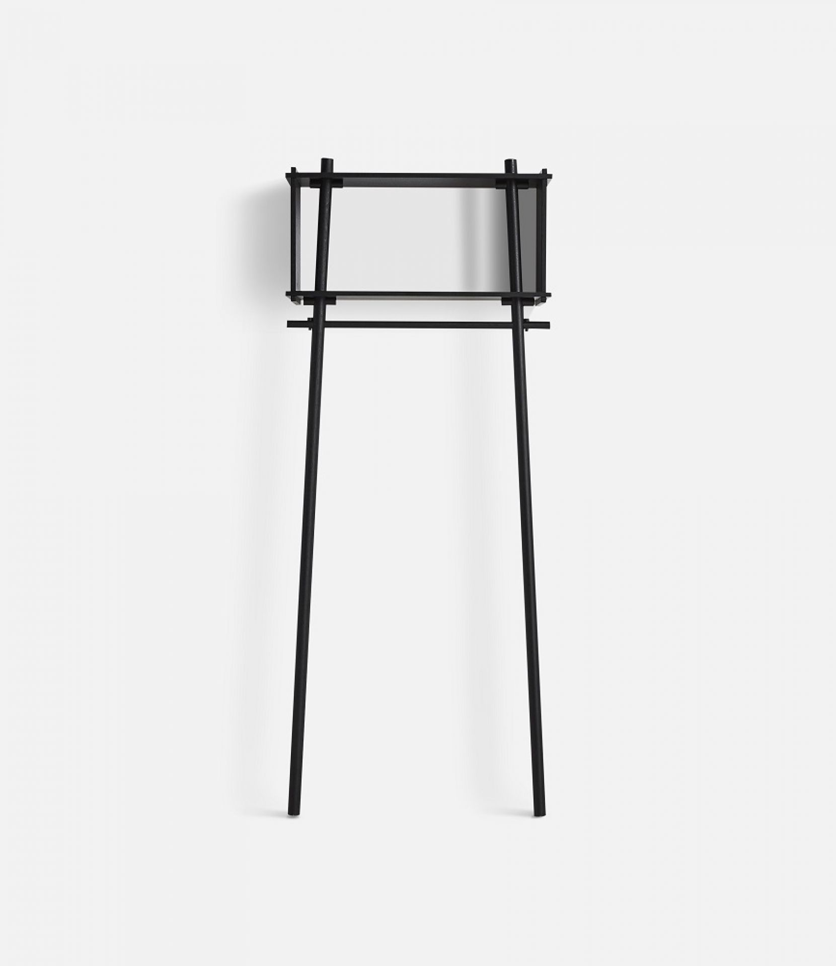 Töjbox Anlehngarderobe Woud Bx80 cm Eiche schwarz