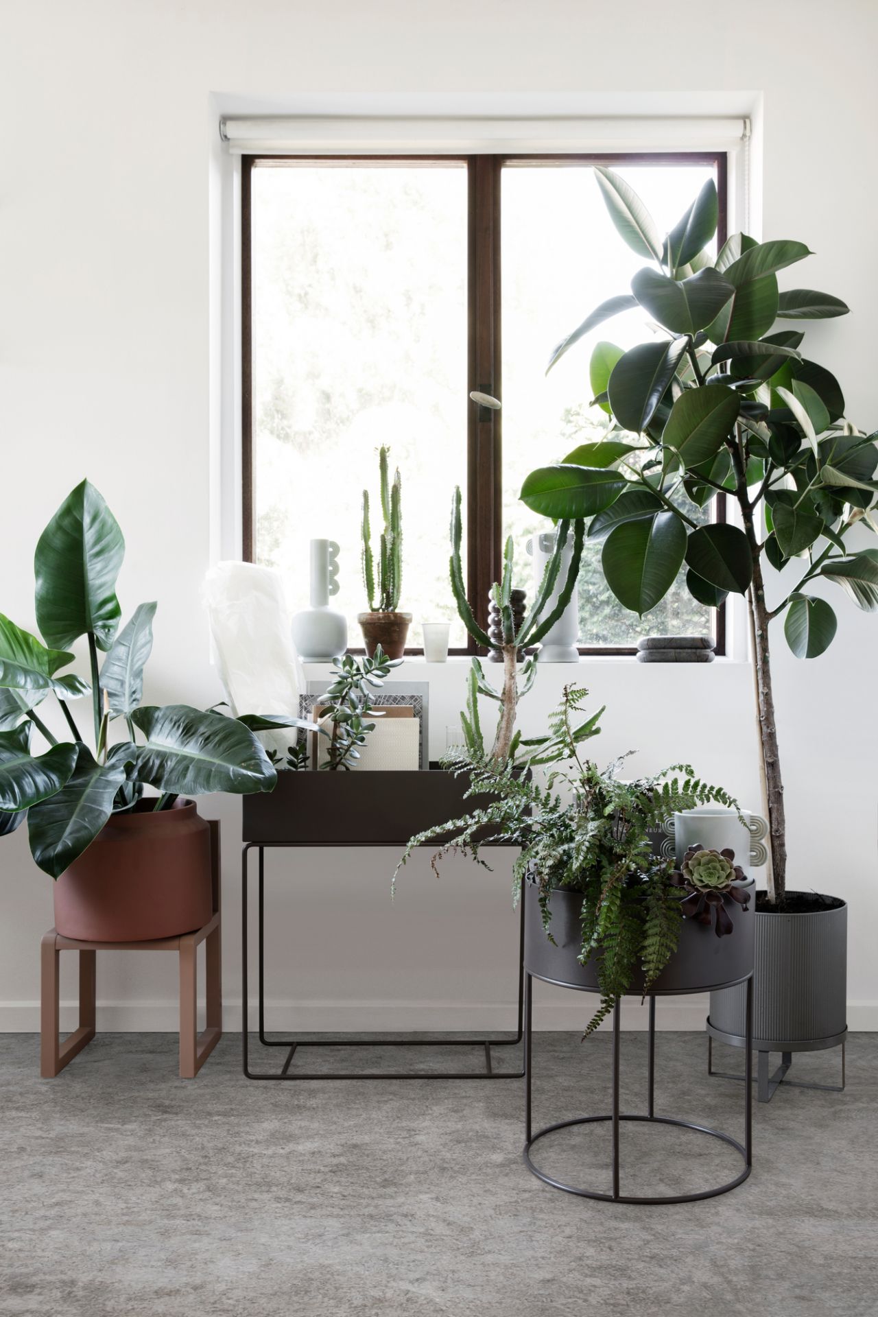 Bau Pot Blumentopf Groß Ferm Living Schwarz