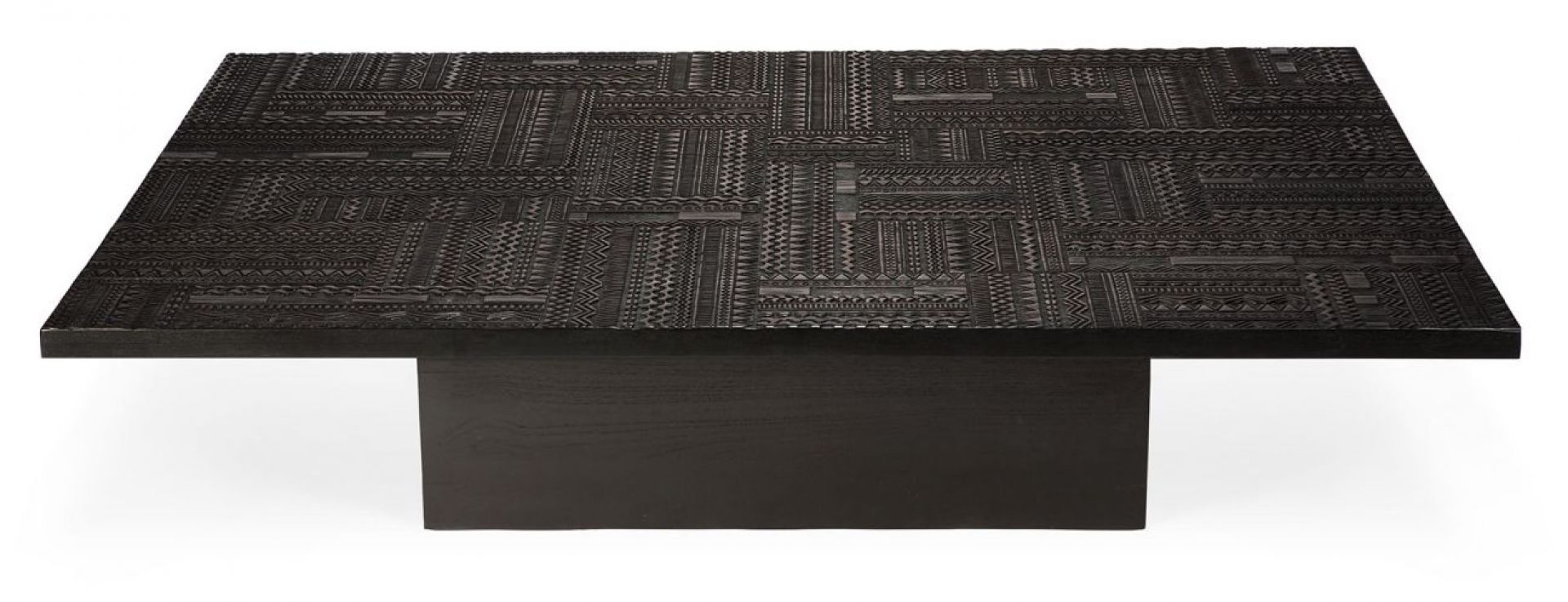 Tabwa Blok Couchtisch Teak schwarz Ethnicraft