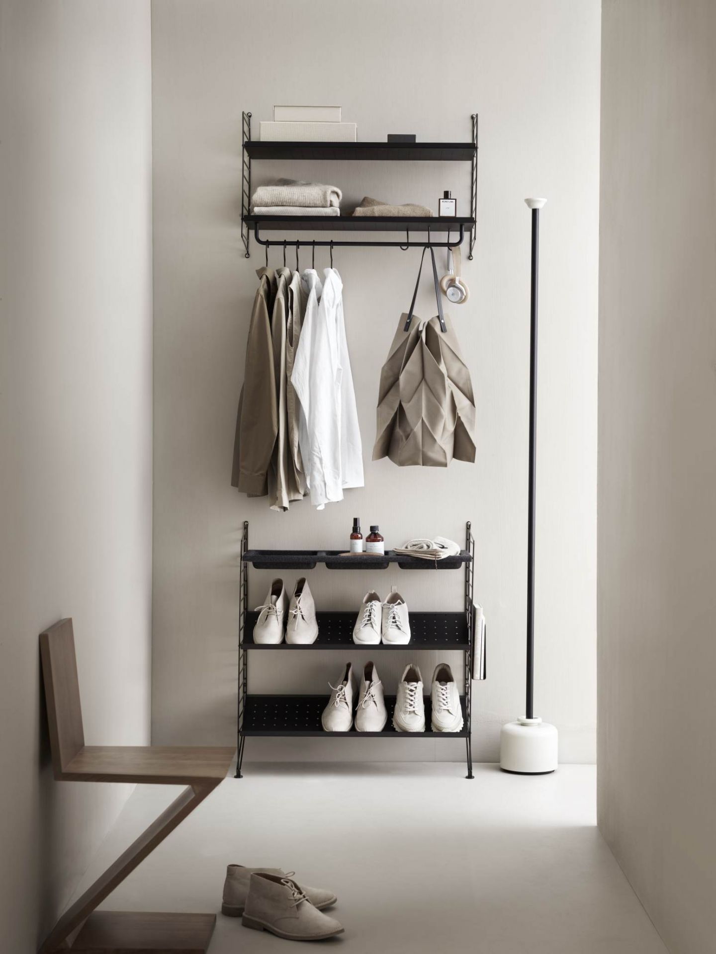 String Flur Wand Regalsystem D String Furniture