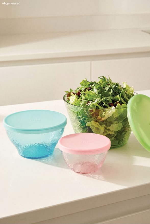 Fresco Glasbehälter-Set 3-teilig Alessi