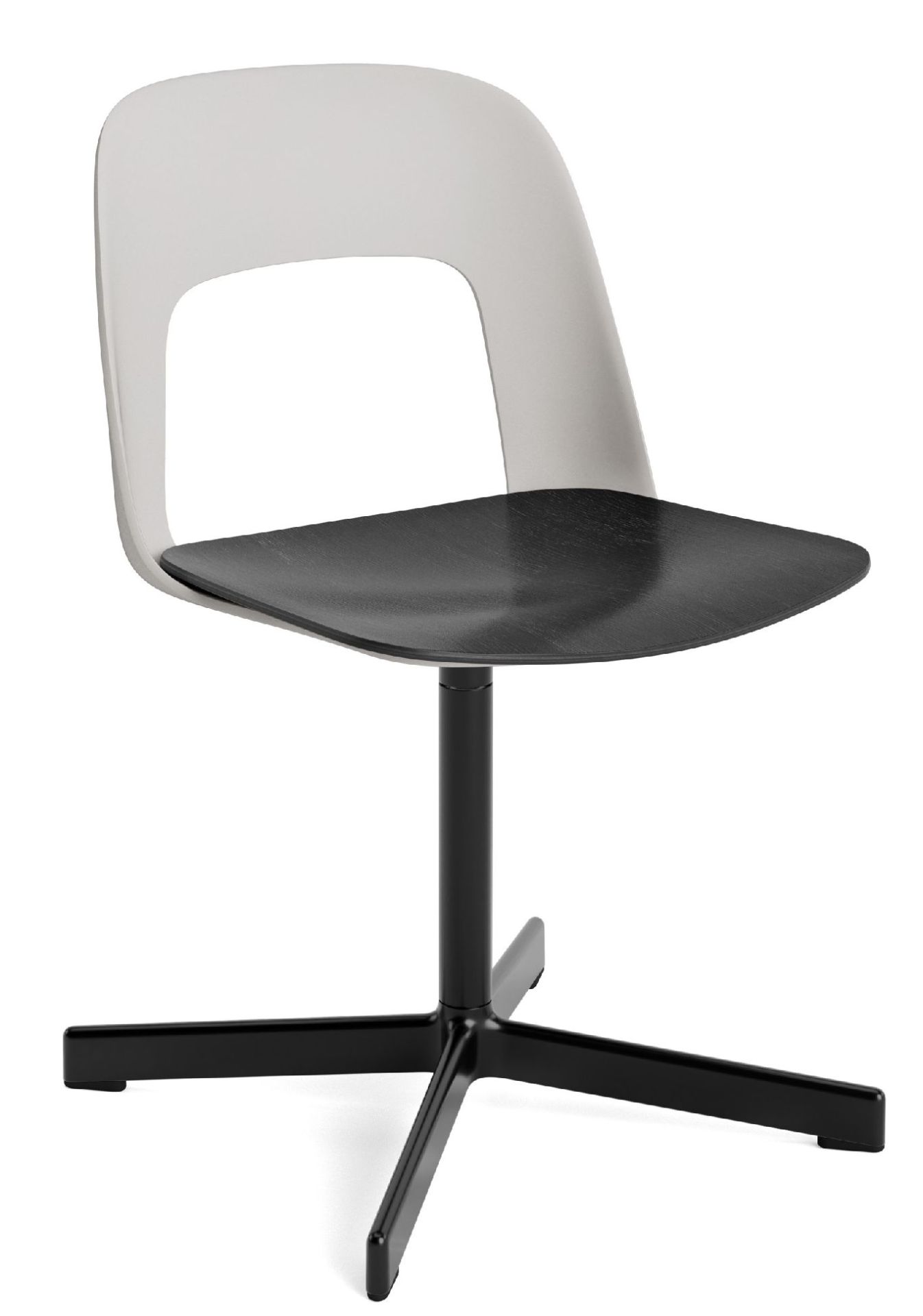 Layout Side Chair 132 4-Stern Drehfuß Stuhl Hay