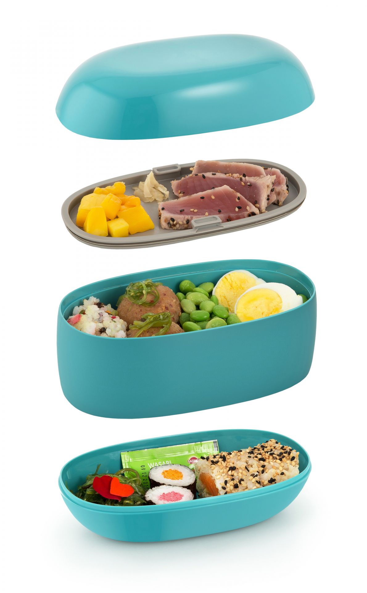 Food à porter Lunchbox Hellblau Alessi EINZELSTÜCK