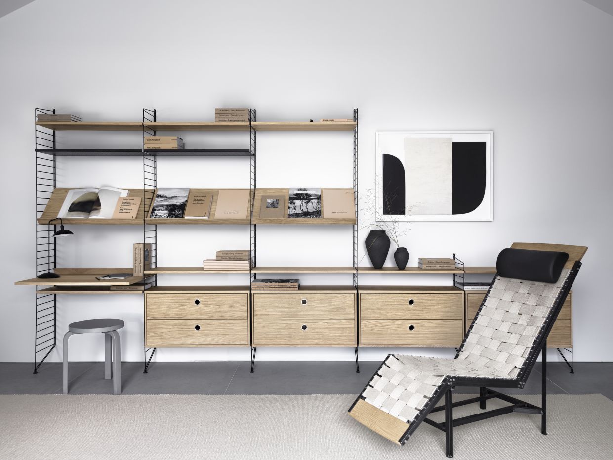 Einzelteil Bodenleiter H 85 cm String Furniture 