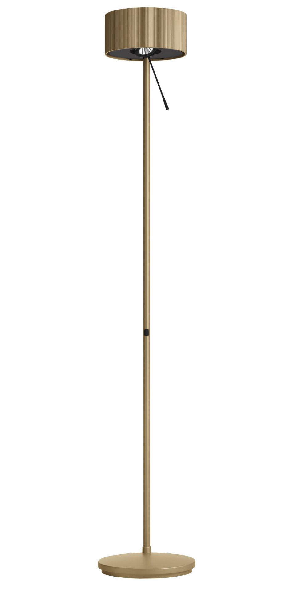 Diogenes LED Stehleuchte Belux Goldgrau