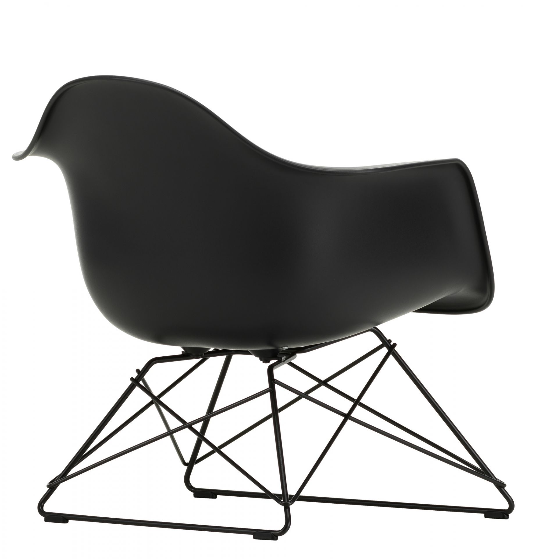Eames Plastic Arm Chair DAX Stuhl Vitra Chrom - Weiss