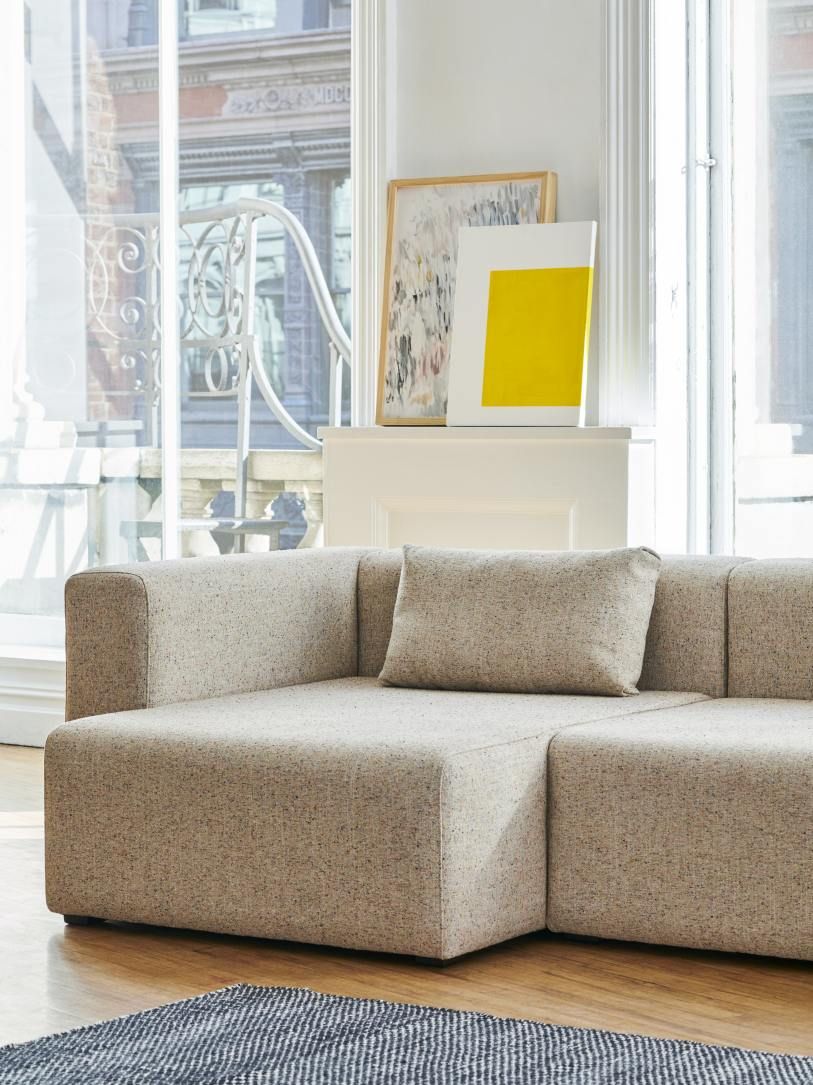 Mags Sofa 3-Sitzer Combination 4 mit Armlehne links Hay  