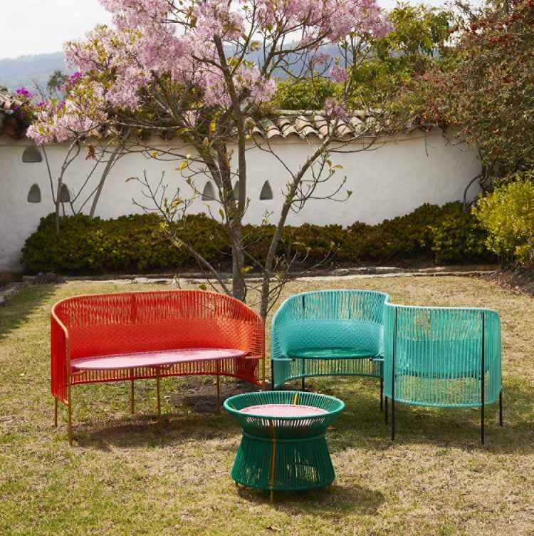 Caribe Basket Table Tisch Outdoor ames 