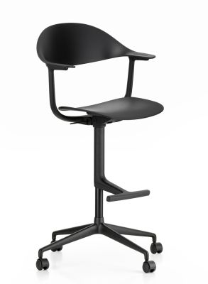 Mynt High Bürodrehstuhl Sitz/Rücken Kunststoff Vitra