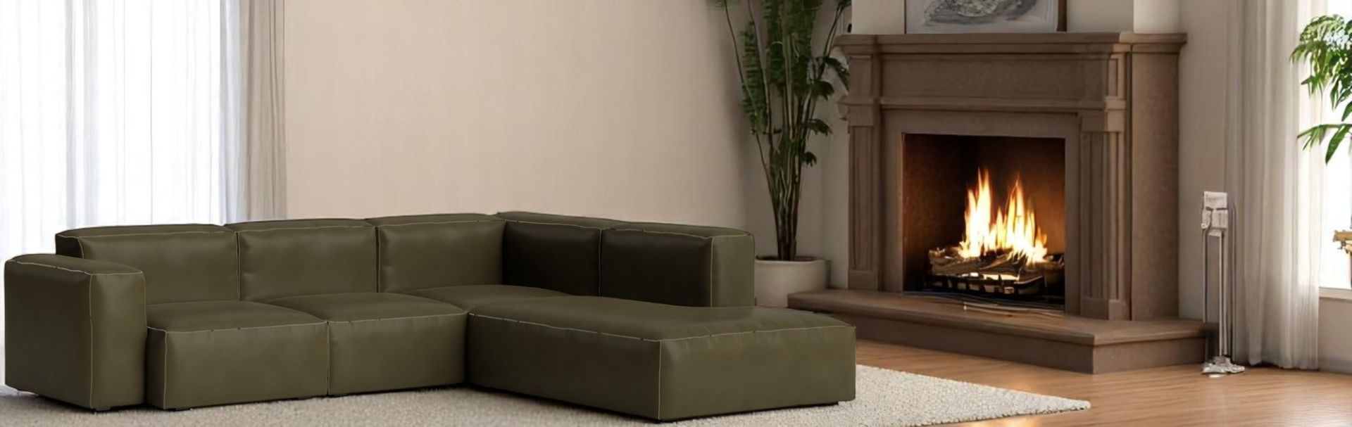 Mags Soft Sofa Corner Combination 2 low Armrest rechts Hay