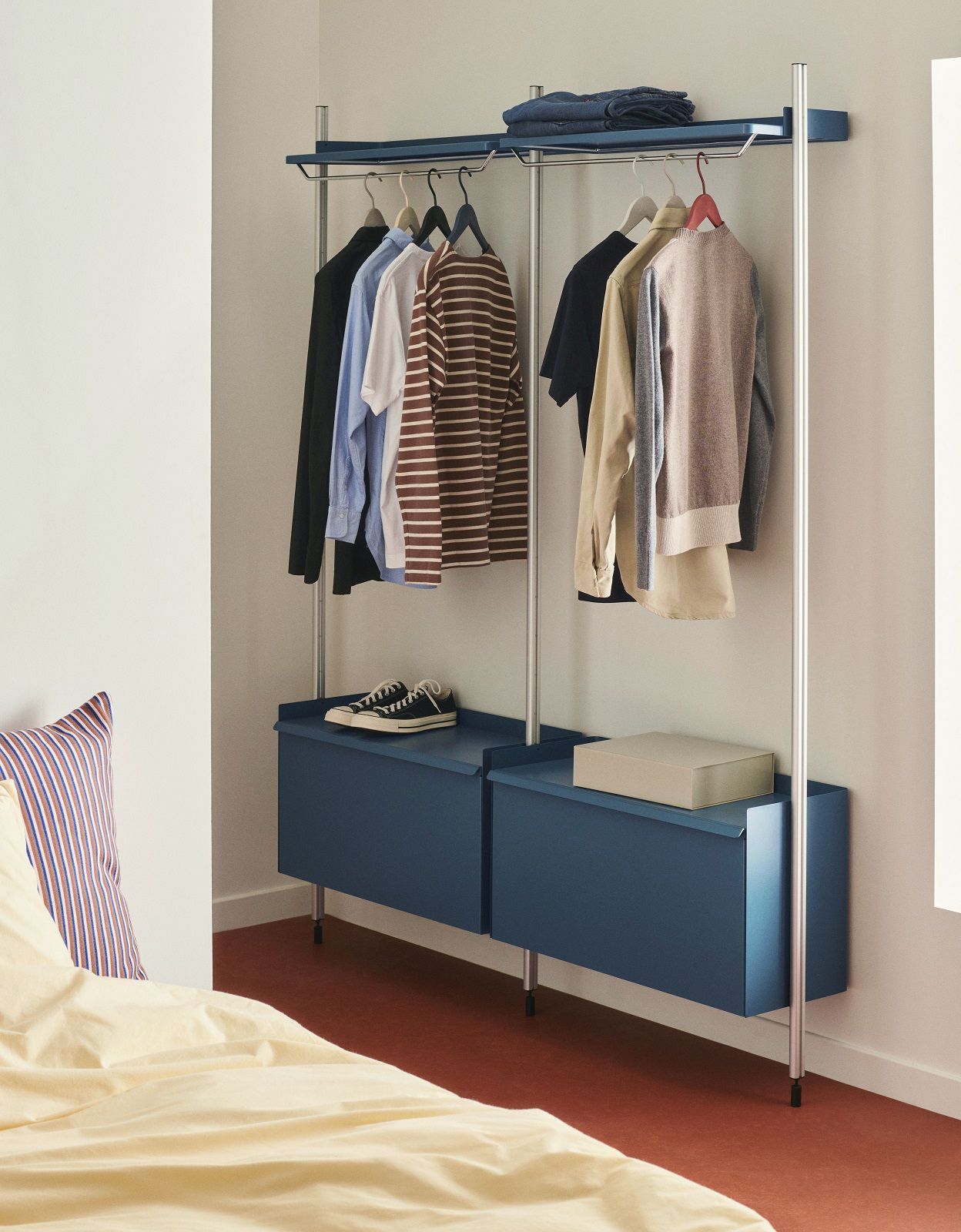 Pier System 1002 2 Column Regal / Garderobe Hay 