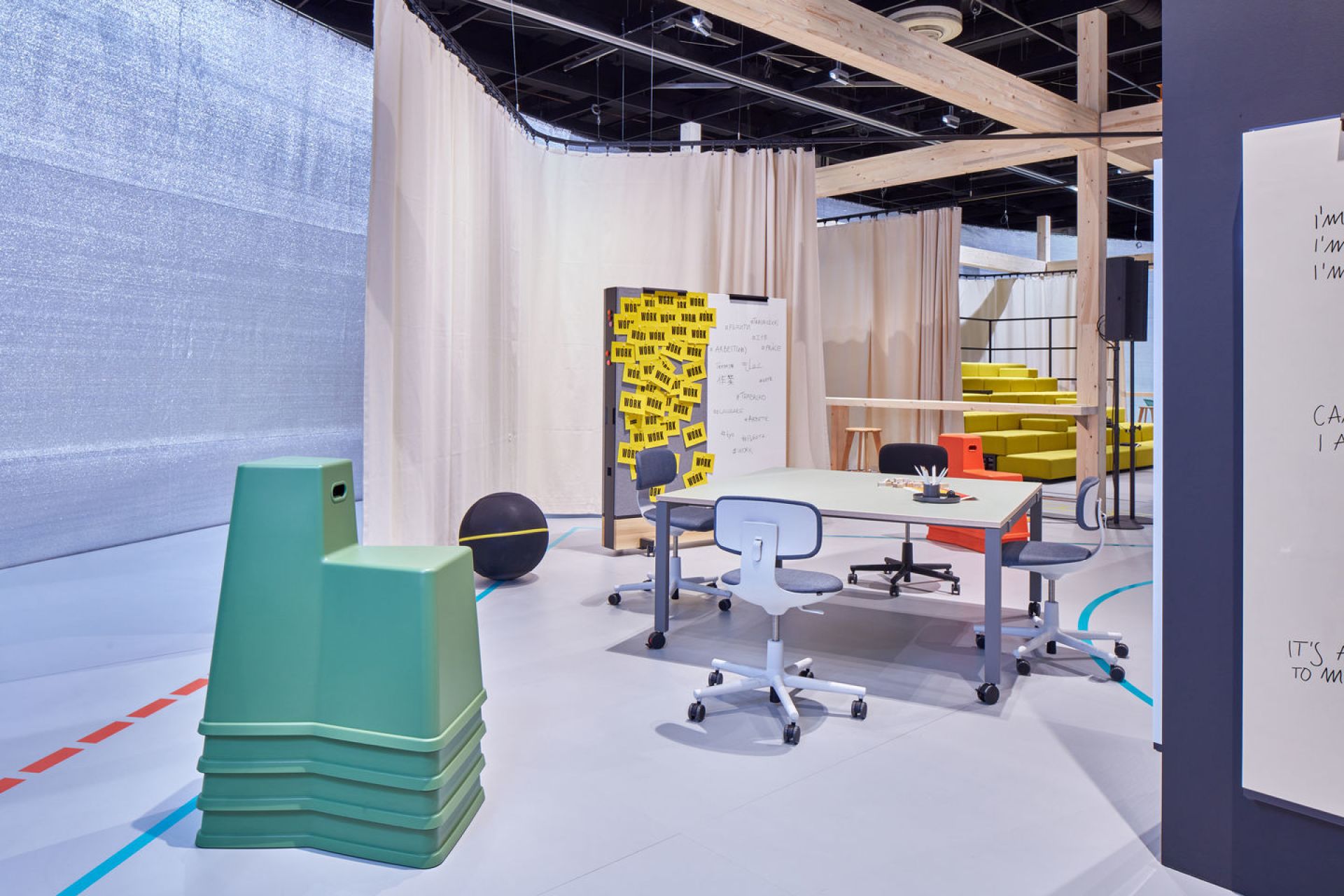 Rookie Bürodrehstuhl Vitra Plano schwarz