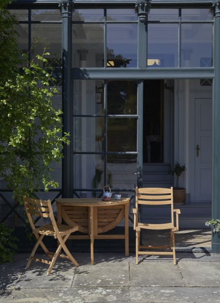 Selandia Table Ø 94 Beistelltisch Klappbar Outdoor Skagerak by Fritz Hansen